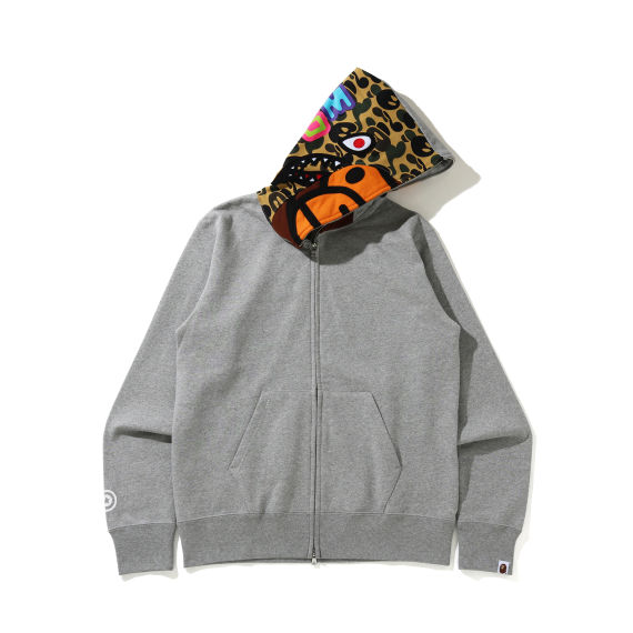 BAPE Milo Shark Full Zip Hoodie、mysite、Cacoeks