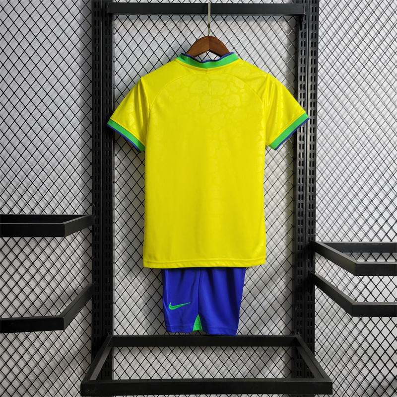 World Cup 2022 Brazil 22-23 Home Kids Kit:football jersey mysite: unitedjerseyfootball 邓江浪:football