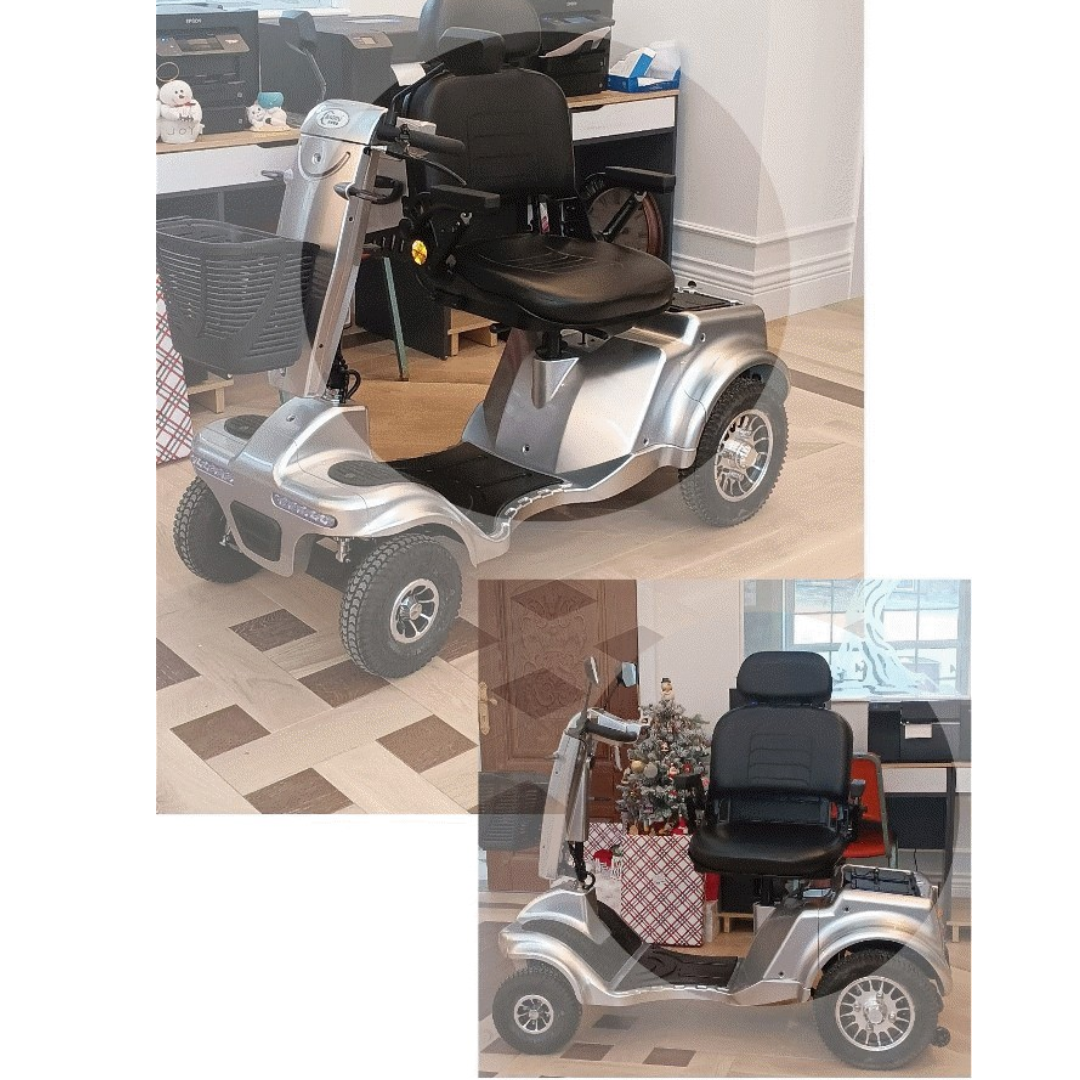 Gladiator Moiblity Scooter Swivel Seat In Action