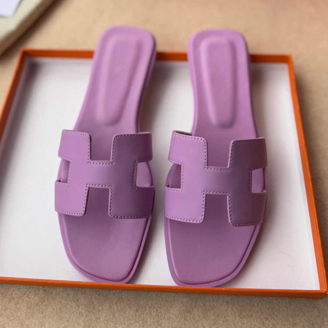 0RAN SANDALS IN LILAC PURPLE CALFSKIN、mysite、Cacoeks