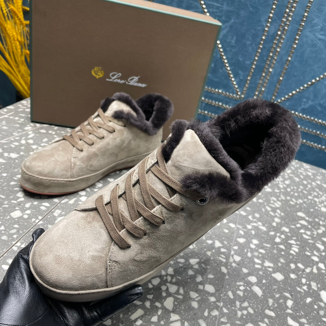 LP WINTER NUAGES SNEAKERS LIGHT GRAY LAMBSKIN、mysite、Cacoeks