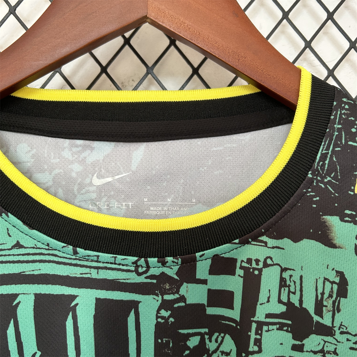 UltraTrikot-Brazil 2024 Black and Green Church Jersey - Fans Version