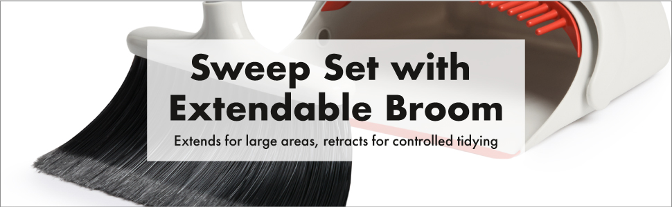 OXO Good Grips Sweep Set with Extendable Broom