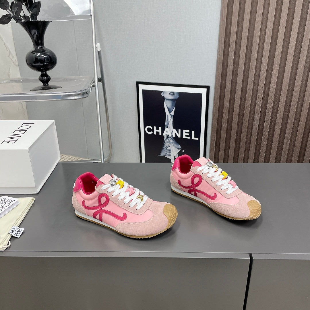 BALLET RUNNER 2.0 IN PINK PASTEL SUEDE AND LYCRA FABRIC、mysite、Cacoeks