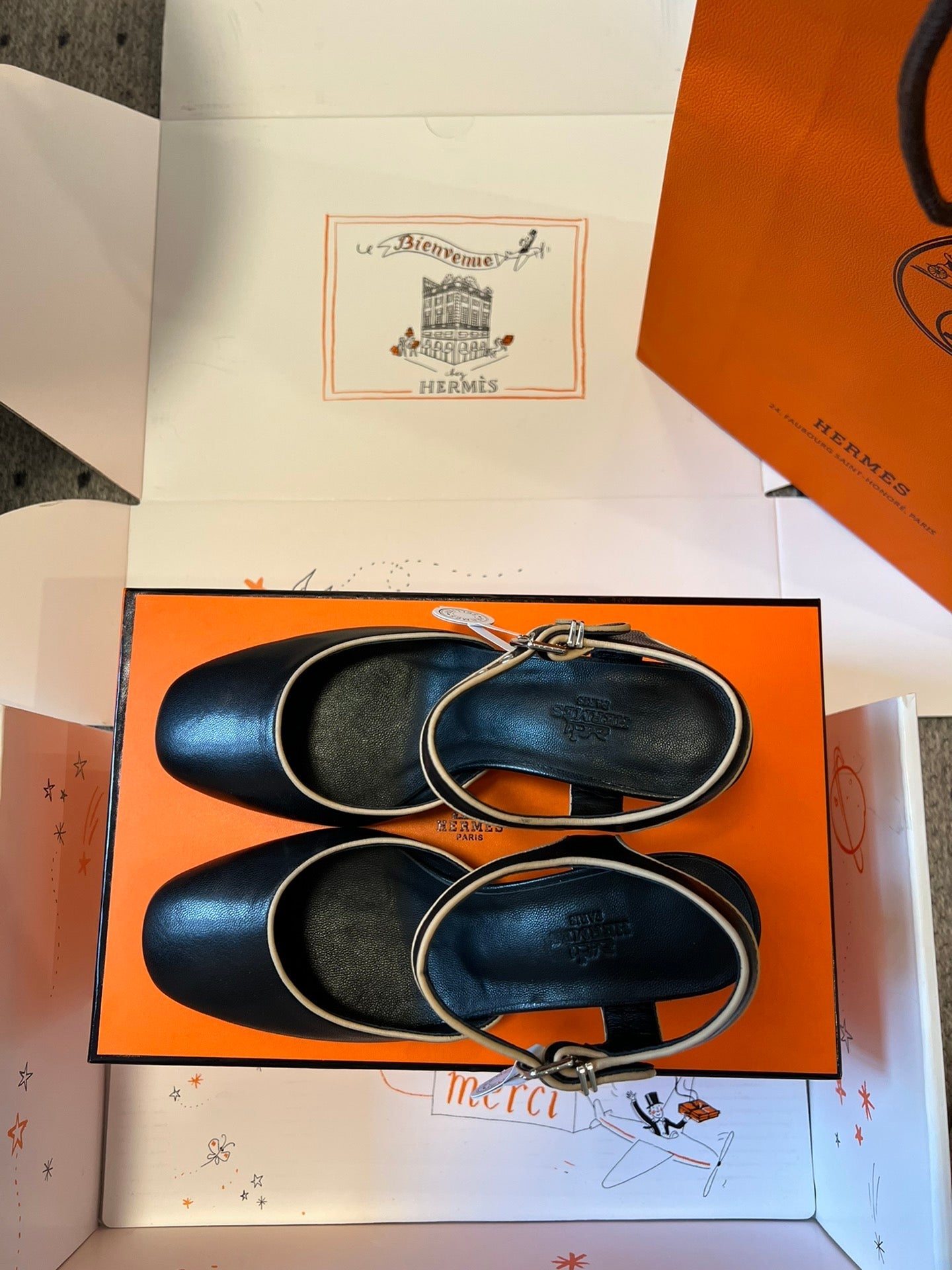 KLEO HIGH SLINGBACK IN BLACK CALFSKIN、mysite、Cacoeks