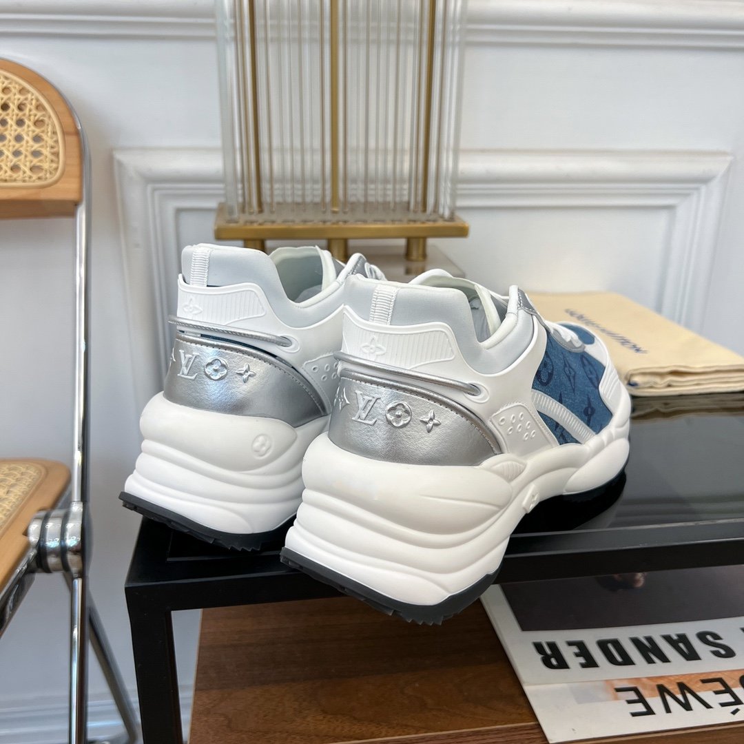 LV RUN 55 SNEAKER BLUE GRAY、mysite、Cacoeks