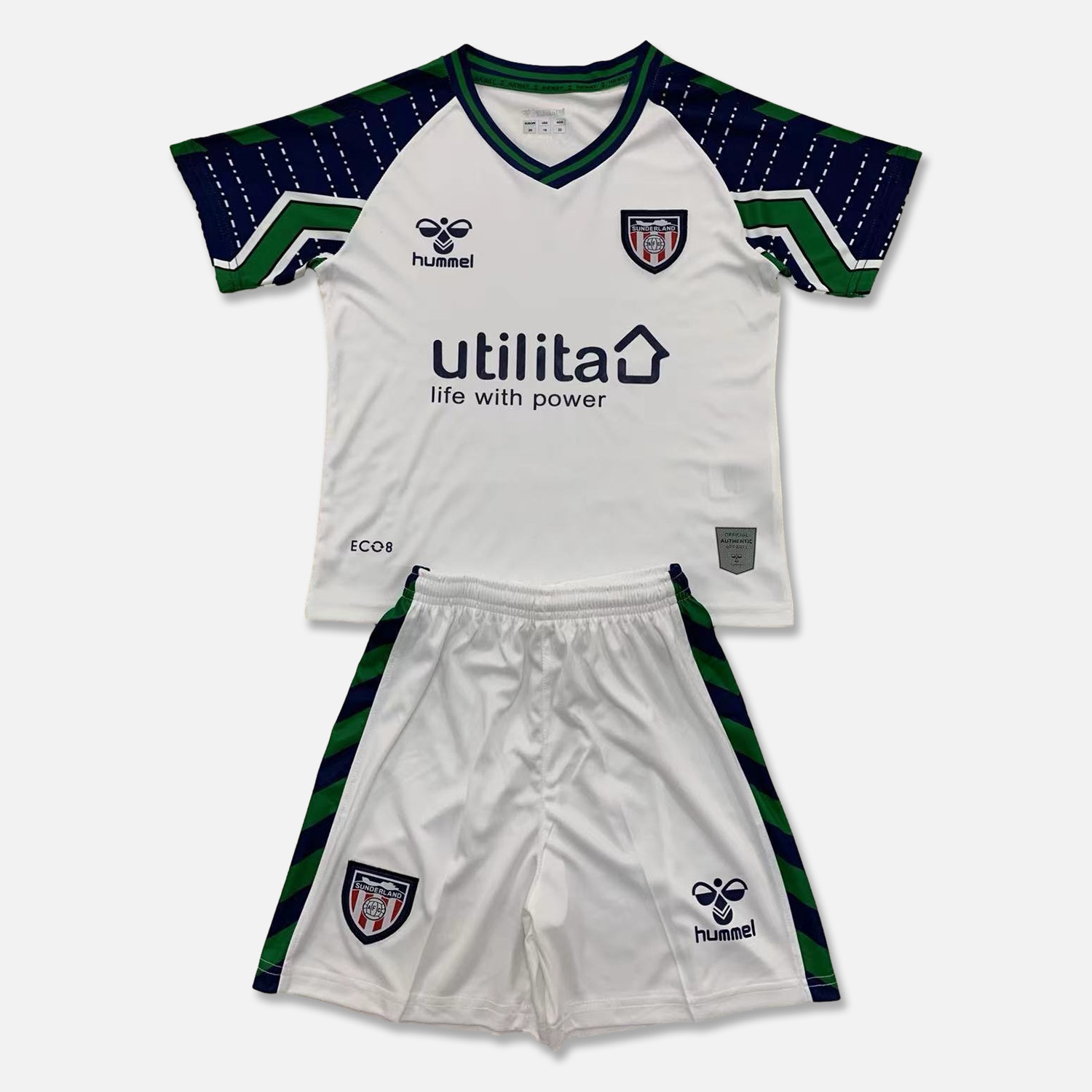 JerseysGala.com | Sunderland 24-25 Away Kids Kit -Customize Name, Number and Patch | Worldwide Shipping