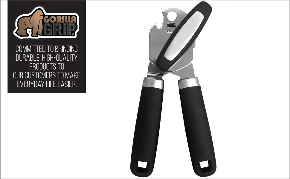 manual black can opener for cans