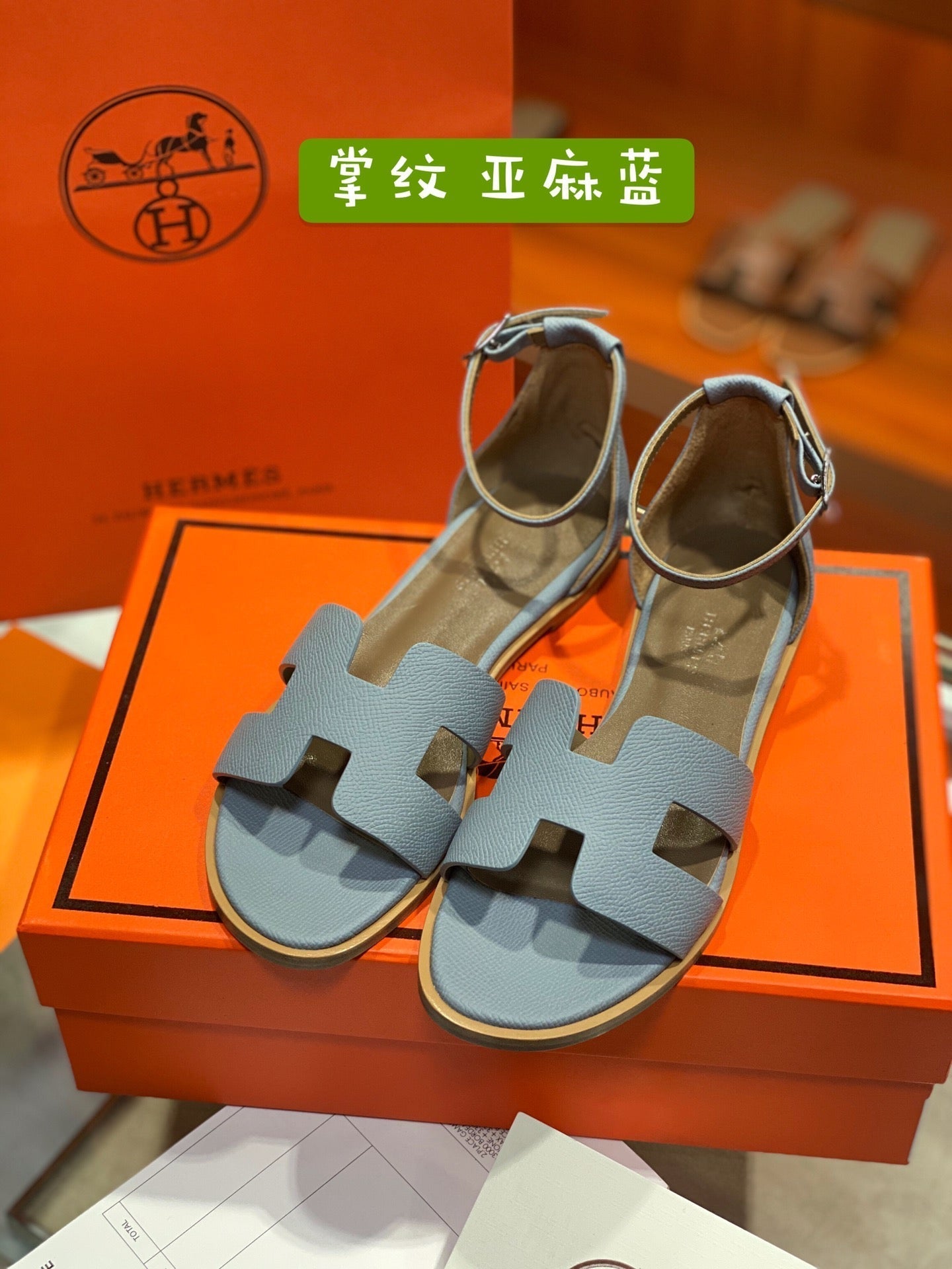 SANTORINI SANDAL SAPPHIRE CALFSKIN、mysite、Cacoeks