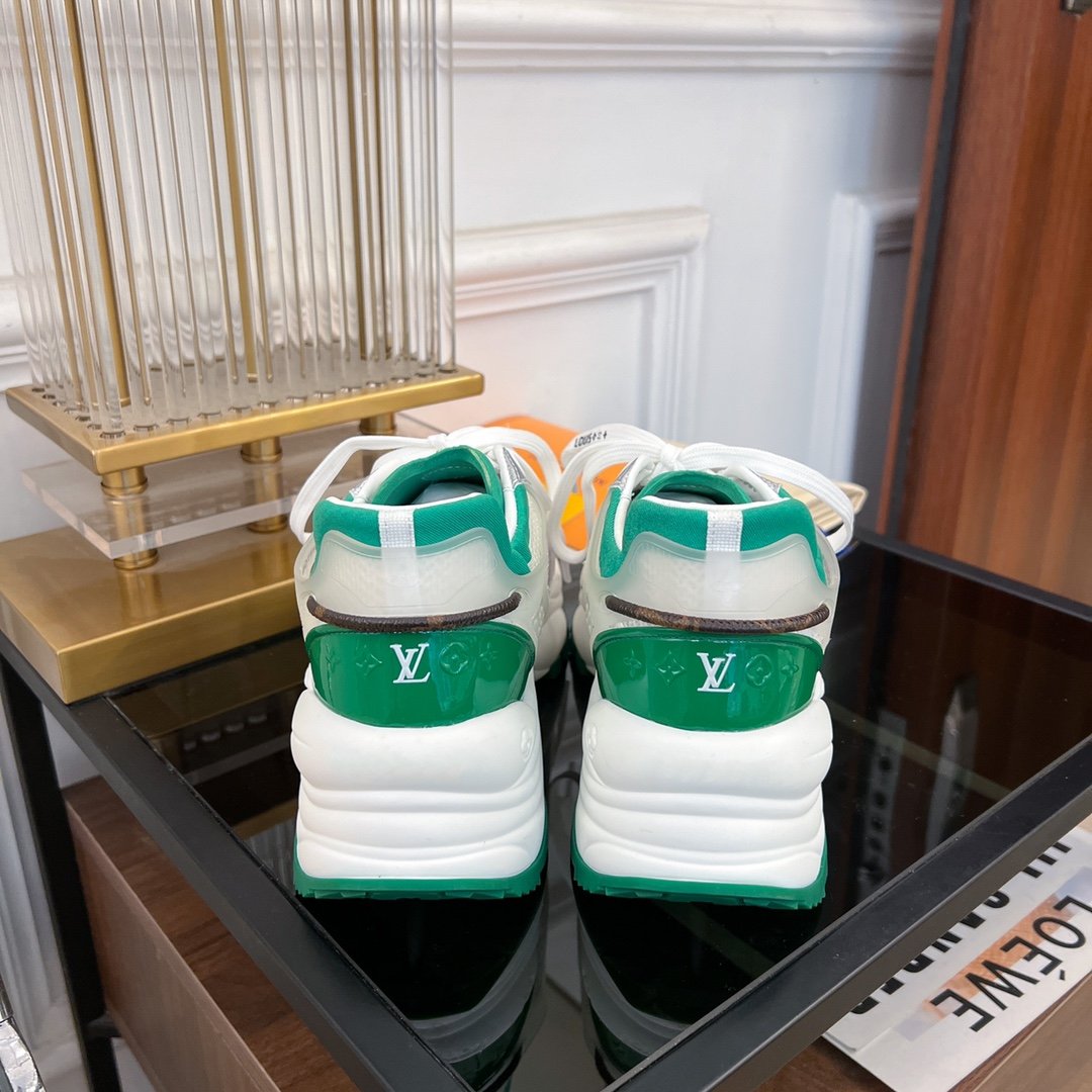 LV RUN 55 SNEAKER WHITE GREEN、mysite、Cacoeks