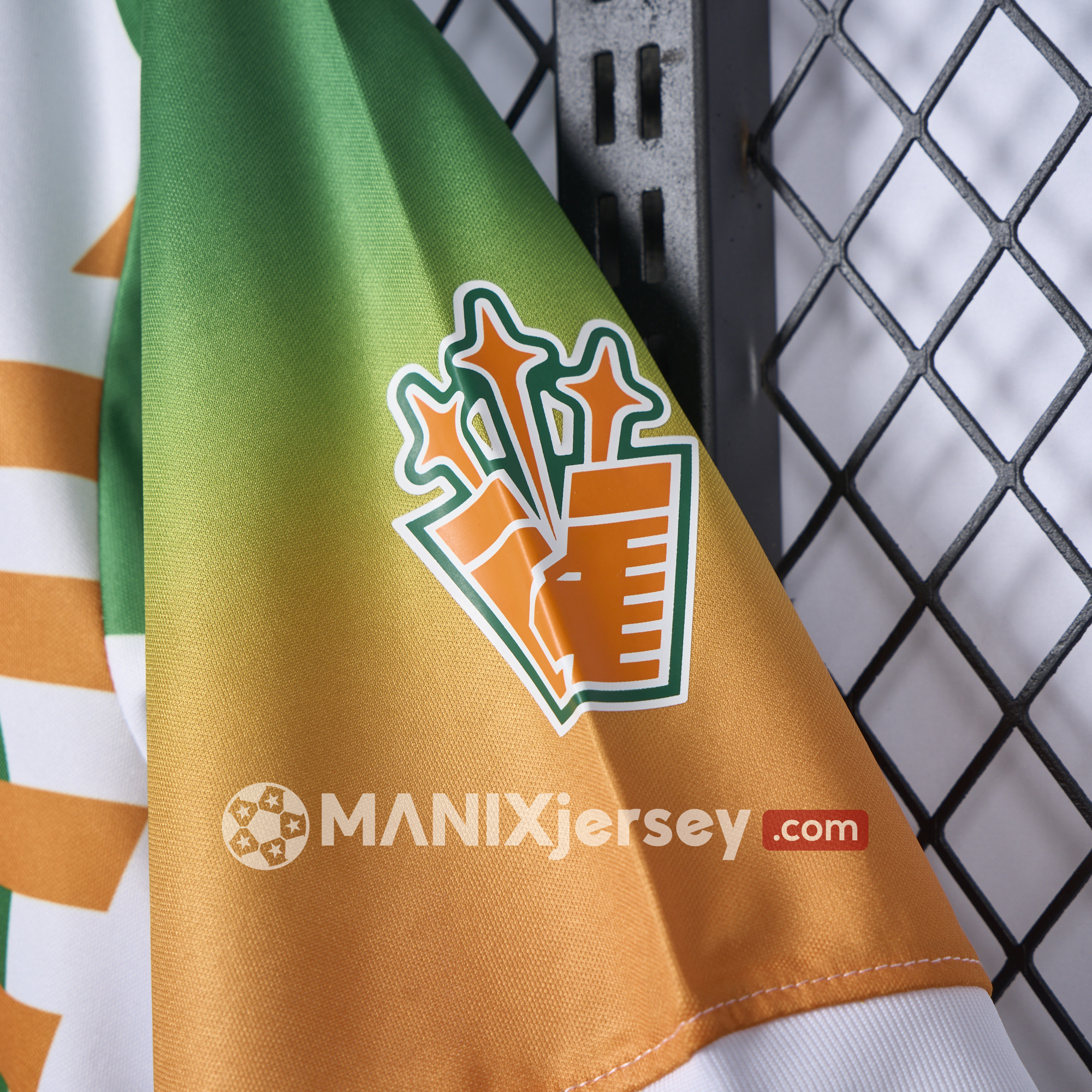 ManixJersey.com | Venezia FC 24-25 Orange and Green Pre-Match Jersey - Fans Version -Customize Name, Number and Patch | Worldwide Shipping