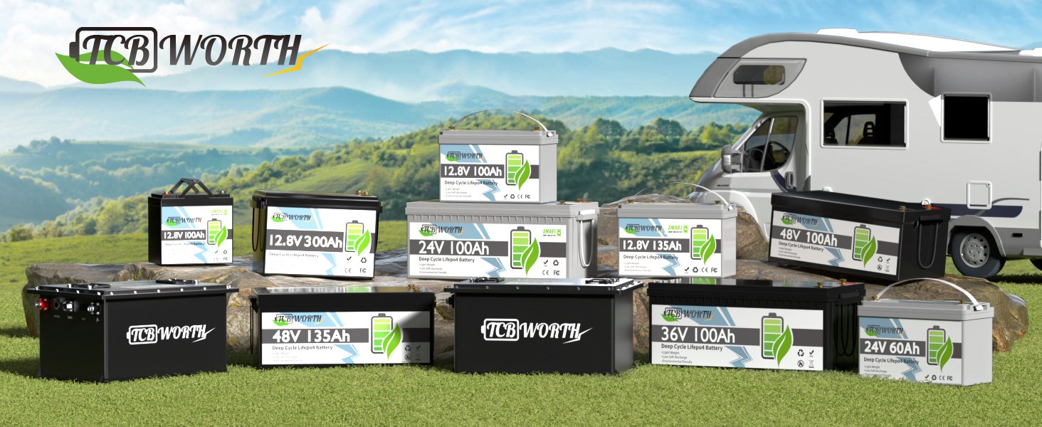 TCBWORTH LiFePO4 Battery