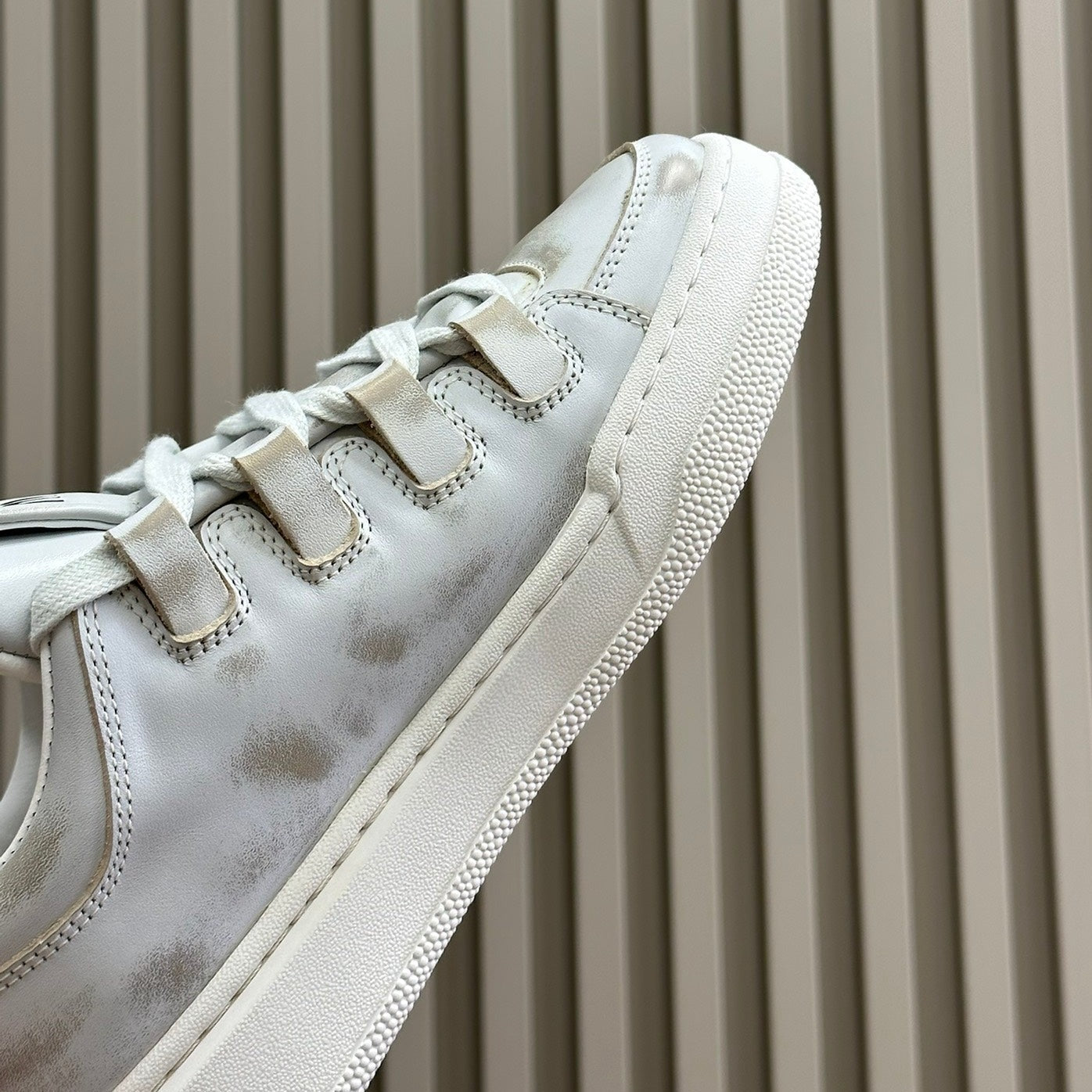 Light Gray Sneakers Calfskin、mysite、Cacoeks