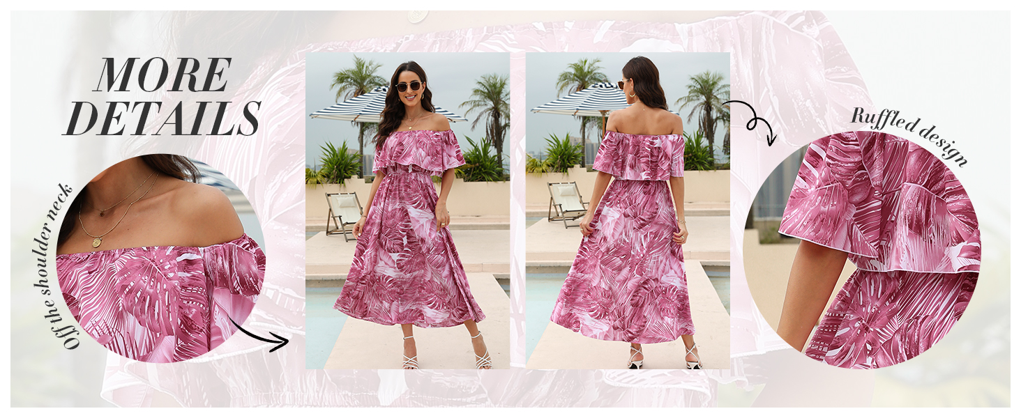 Pink maxi dress