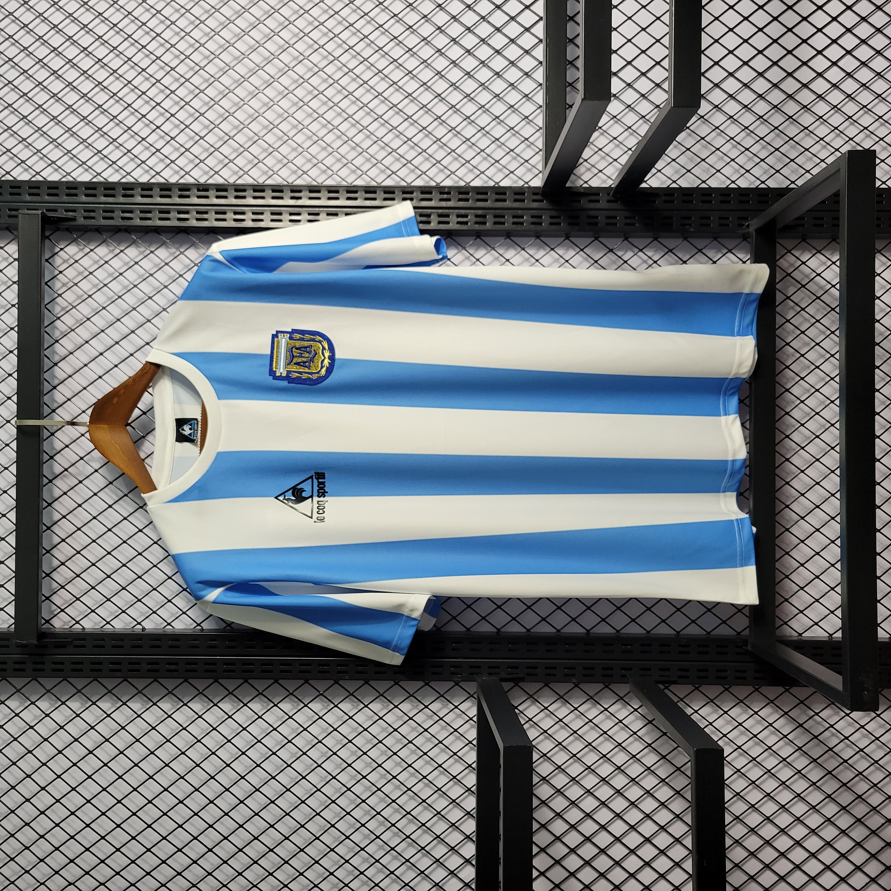 GlobeJersey-Retro Argentina 1986 Home Stadium Jersey