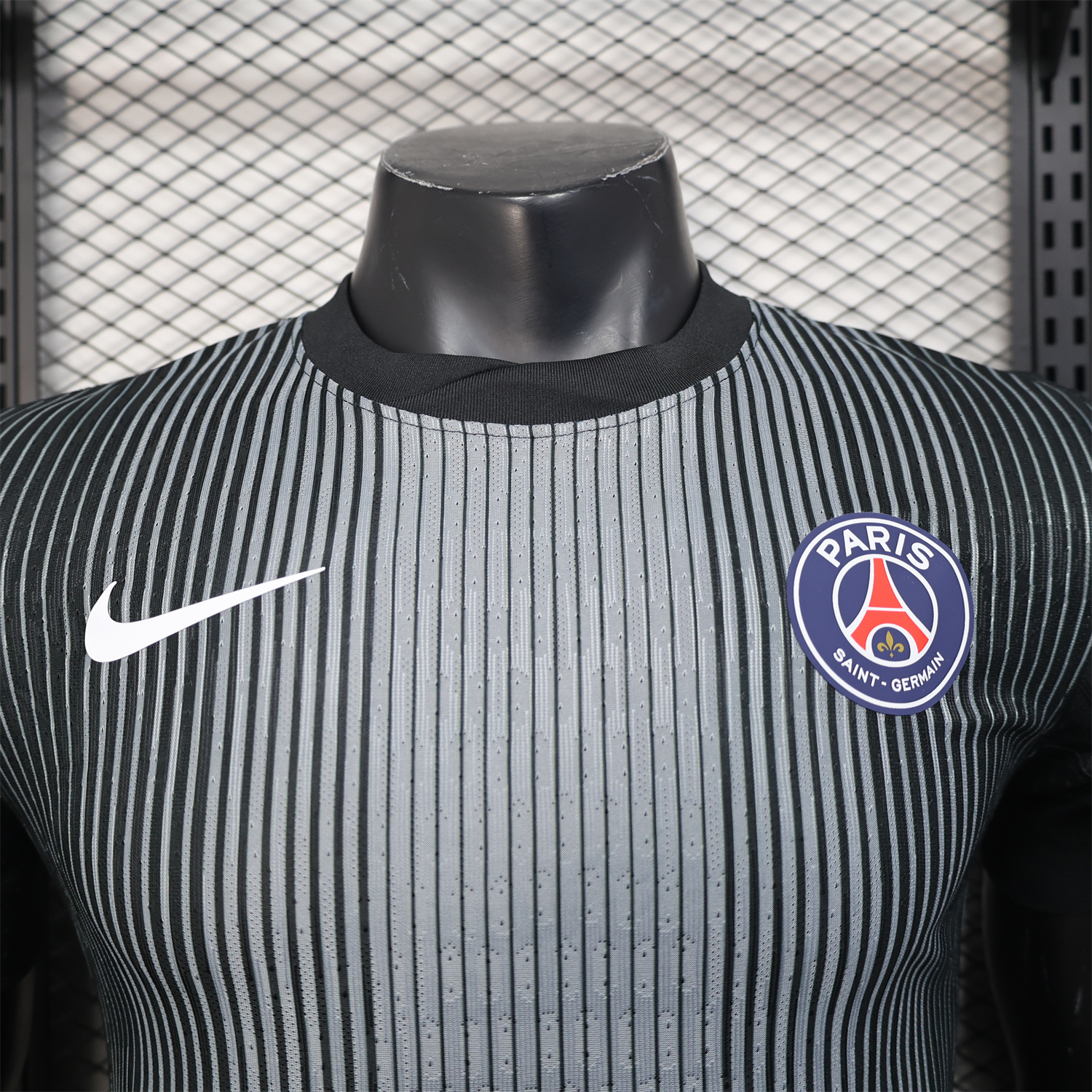 UltraTrikot-Paris Saint-Germain PSG 25-26 Black GK Goalkeeper Unsponsored Jersey - Player Version