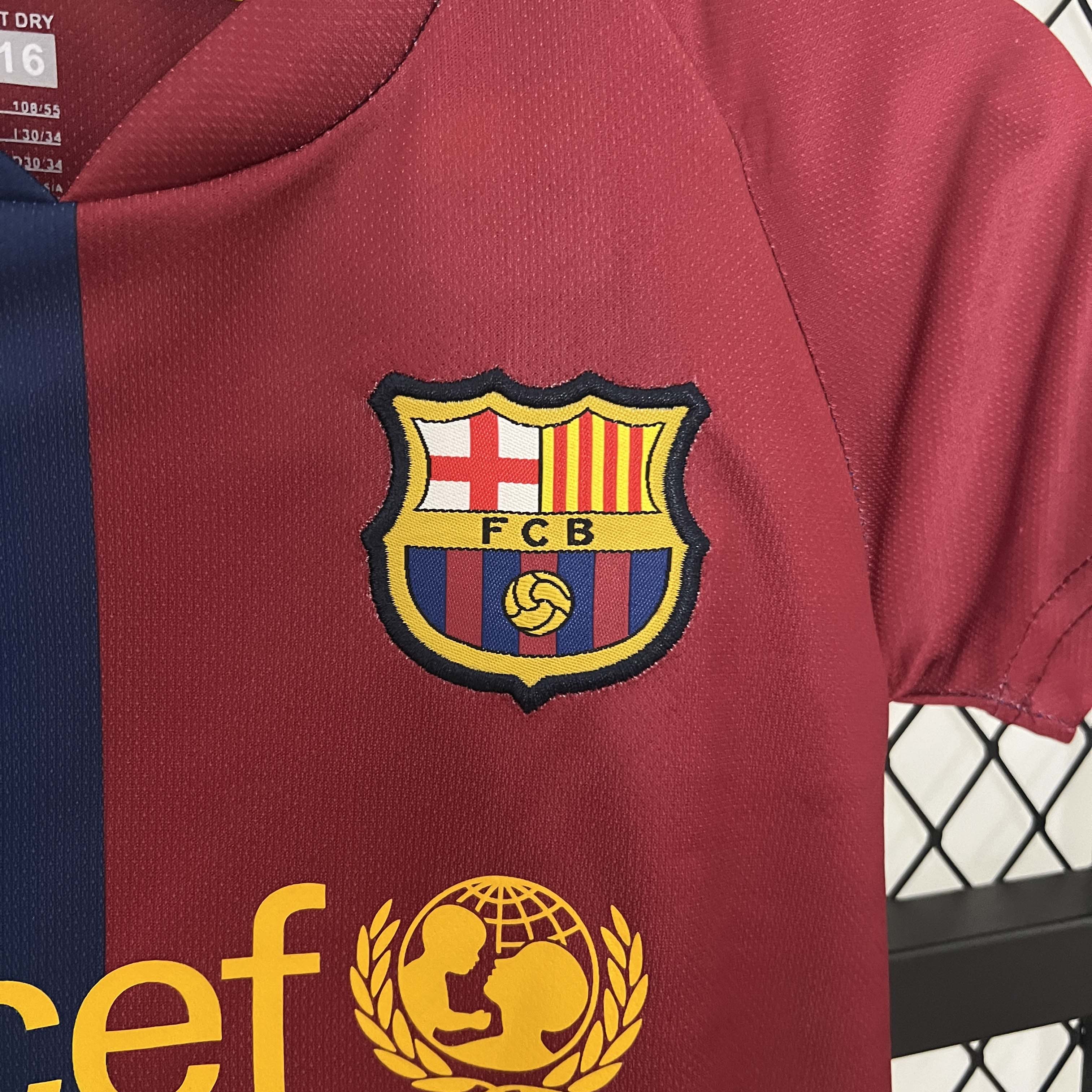 2008/2009 Retro Barcelona Home Football Shirt 1:1 Thai Quality Kids Size:football jersey mysite: unitedjerseyfootball 邓江浪:football
