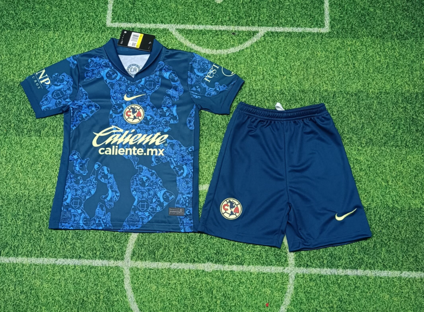 24/25 Club America Away Football Shirt Kids Size Suit-mysite Custom Football Kit- Nextkits