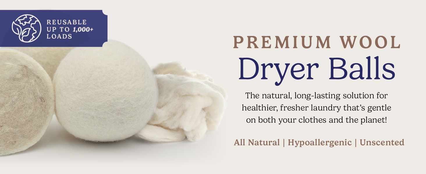 handy laundry premium wool dryer balls