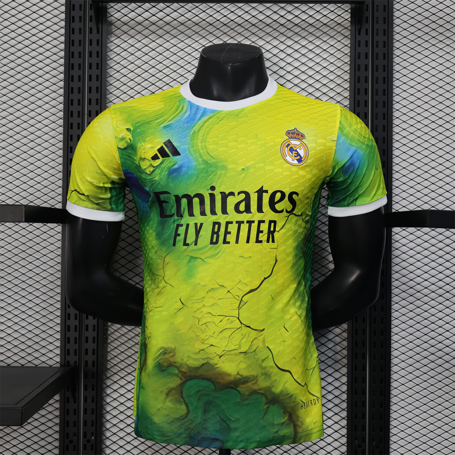 foot-Real Madrid 25-26 Green & Yellow Special Edition Jersey - Player Version
