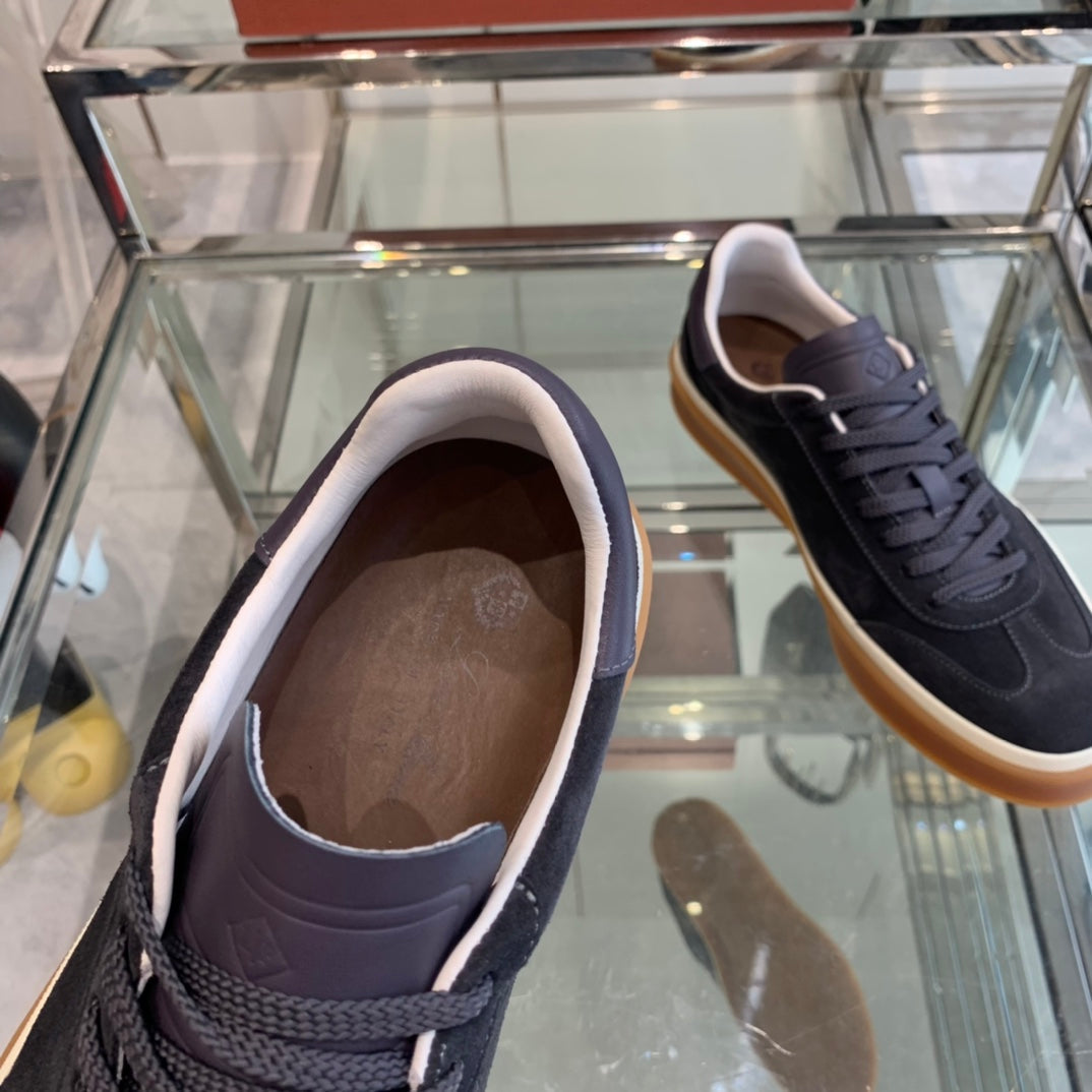 LP TENNIS WALK SNEAKERS CHARCOAL SUEDE、mysite、Cacoeks