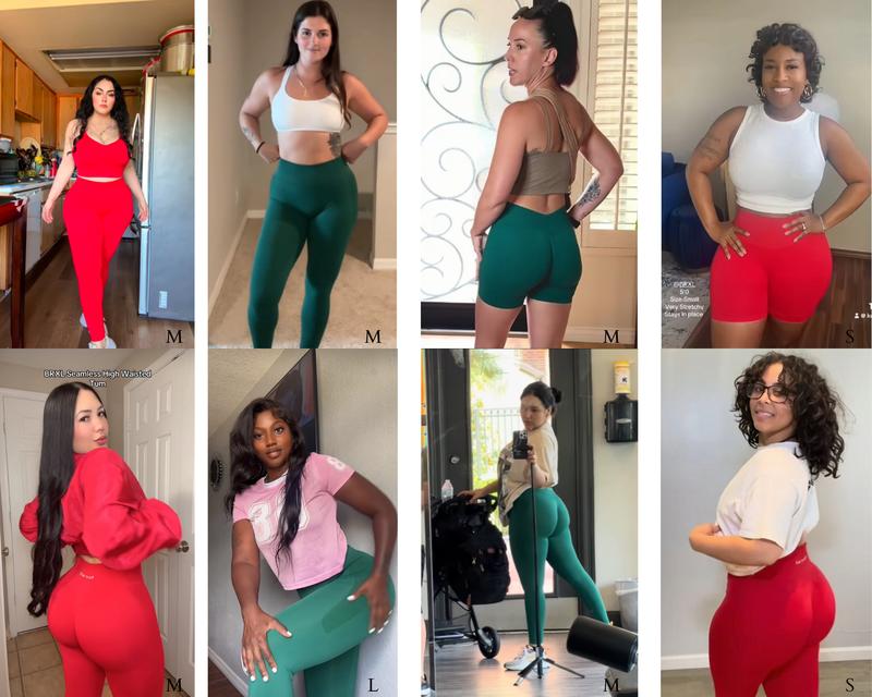 BRXL High-Waisted Yoga Pants for Women - Seamless Tummy Control fall Outfits& Butt Lifting Workout Leggings  #Parati #GymWorkout #TikTokMadeMeBuyIt #outdoorfun#warmupforholiday-3