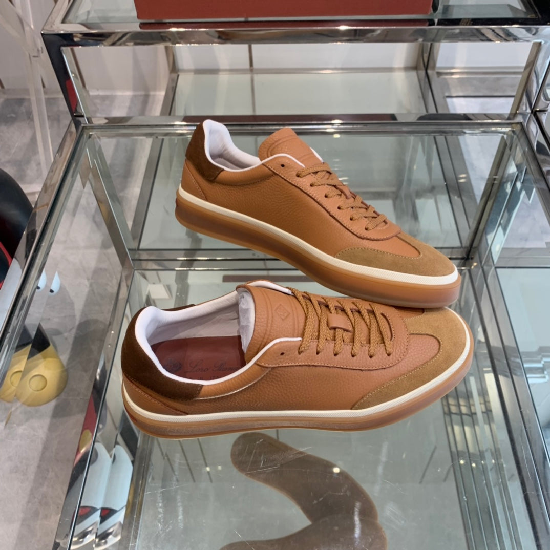 LP TENNIS WALK SNEAKERS TAWNY CALFSKIN、mysite、Cacoeks