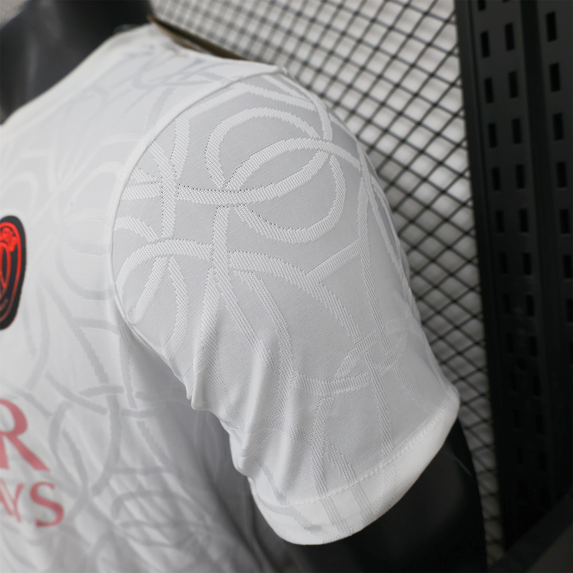 Higojerseys-Paris Saint-Germain PSG X JD 24-25 Third Pre-Match White Jersey - Player Version