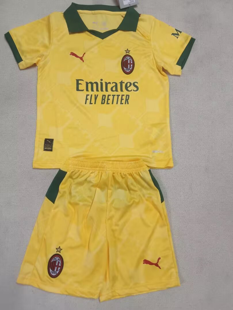 2025/2026 AC Milan Third Away Football Shirt 1:1 Thai Quality Kids Size:football jersey mysite: unitedjerseyfootball 邓江浪:football