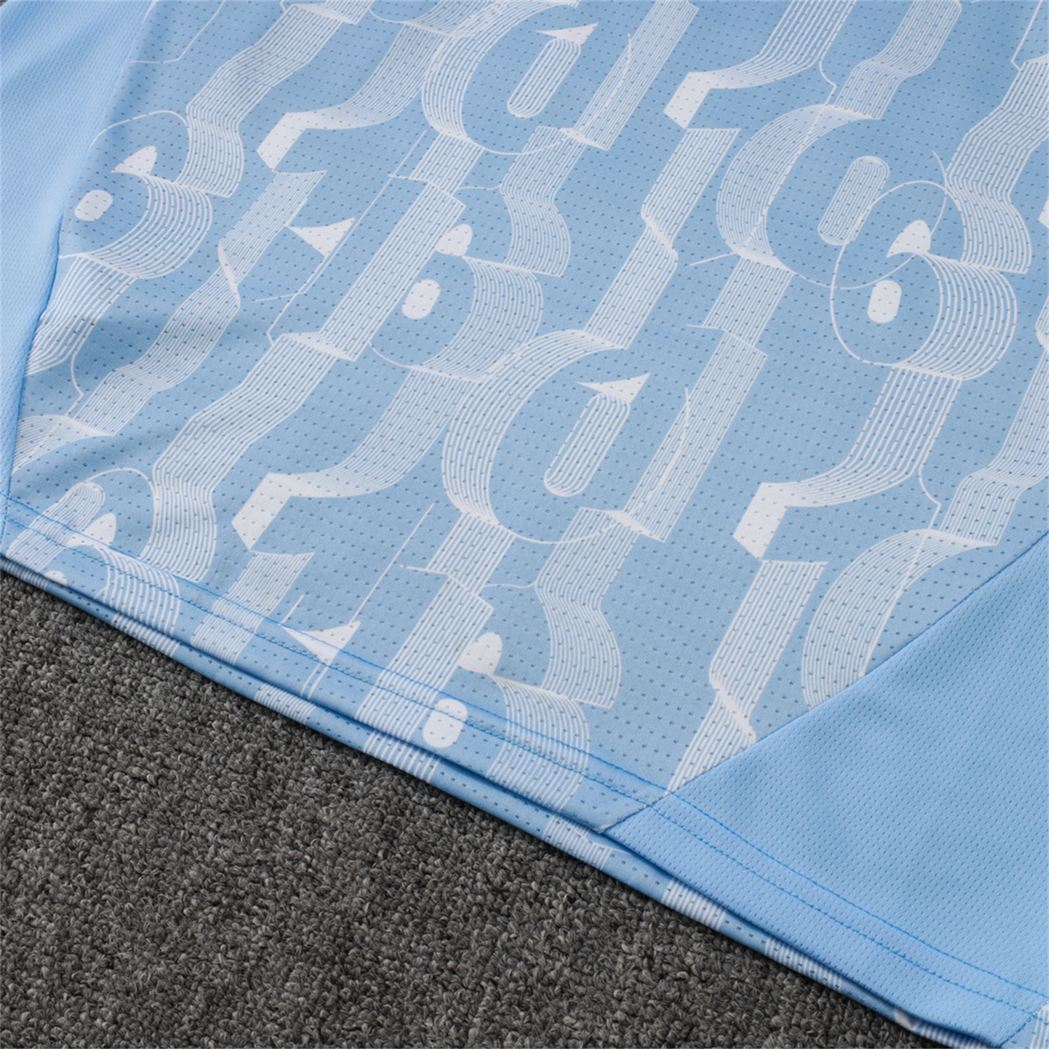 UltraTrikot-Manchester United 24-25 Short-Sleeve Training Set - Light Blue