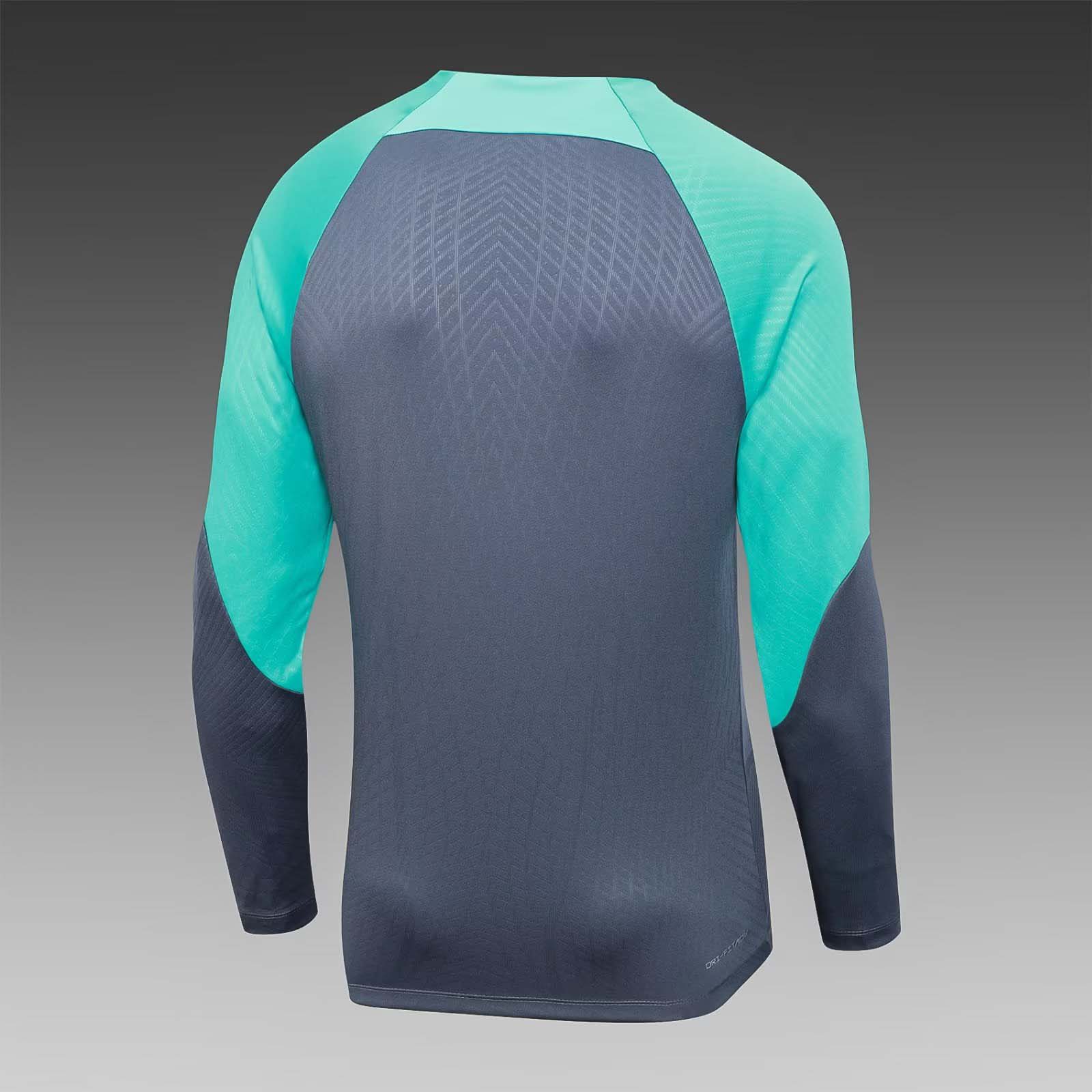 2023/2024 Barcelona Half-Pull Training Suit Green-Gray Jersey Set:football jersey mysite: unitedjerseyfootball 邓江浪:football