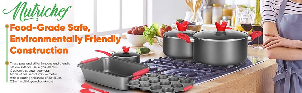 Non-Stick Bakeware;Kitchenware;Pots & Pans;High qualified Basic Kitchen Cookware Set;Cookware