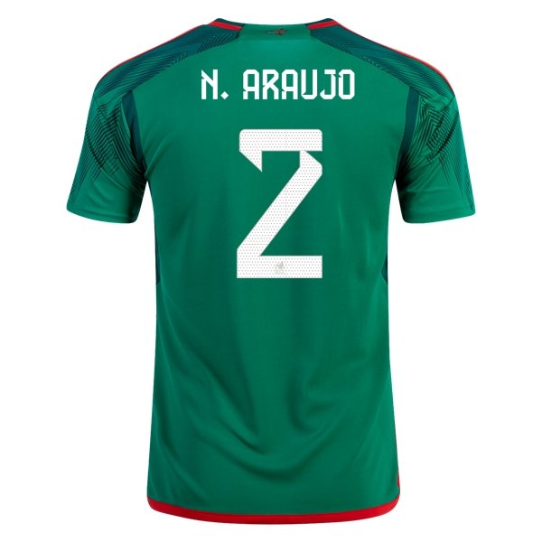 2022 Nestor Araujo #2 Mexico Home Jersey-mysite Custom Football Kit- Nextkits
