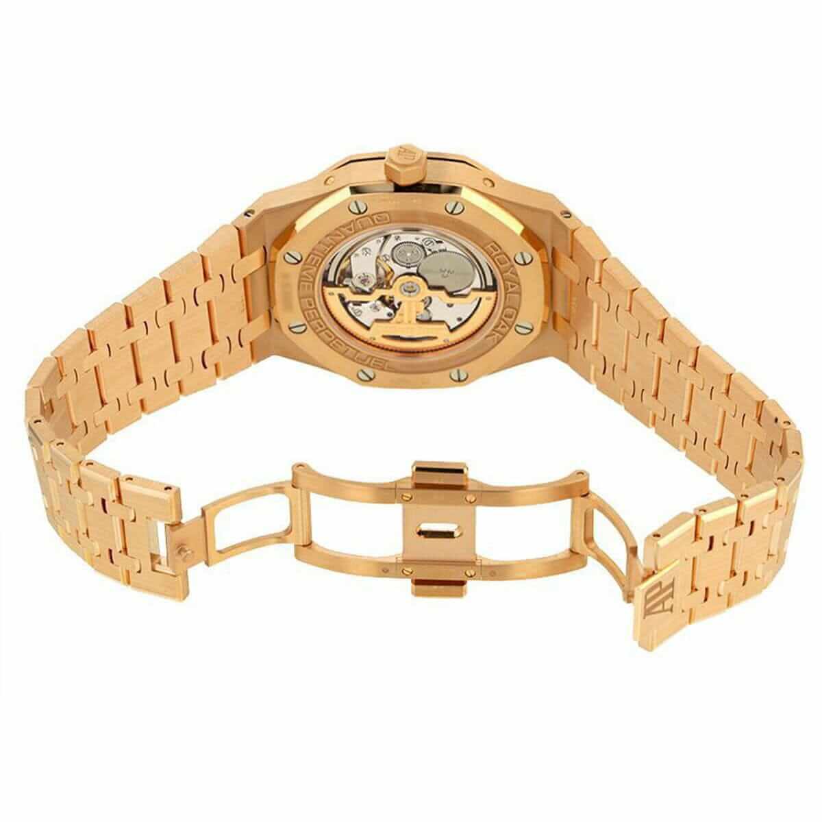 Audemars Piguet Rose Gold Blue Dial Replica-fasswatch