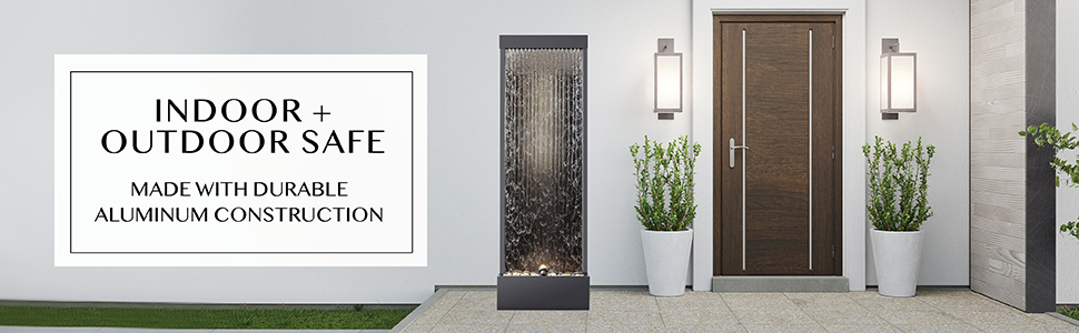 indoor outdoor safe made with durable aluminum construction 
