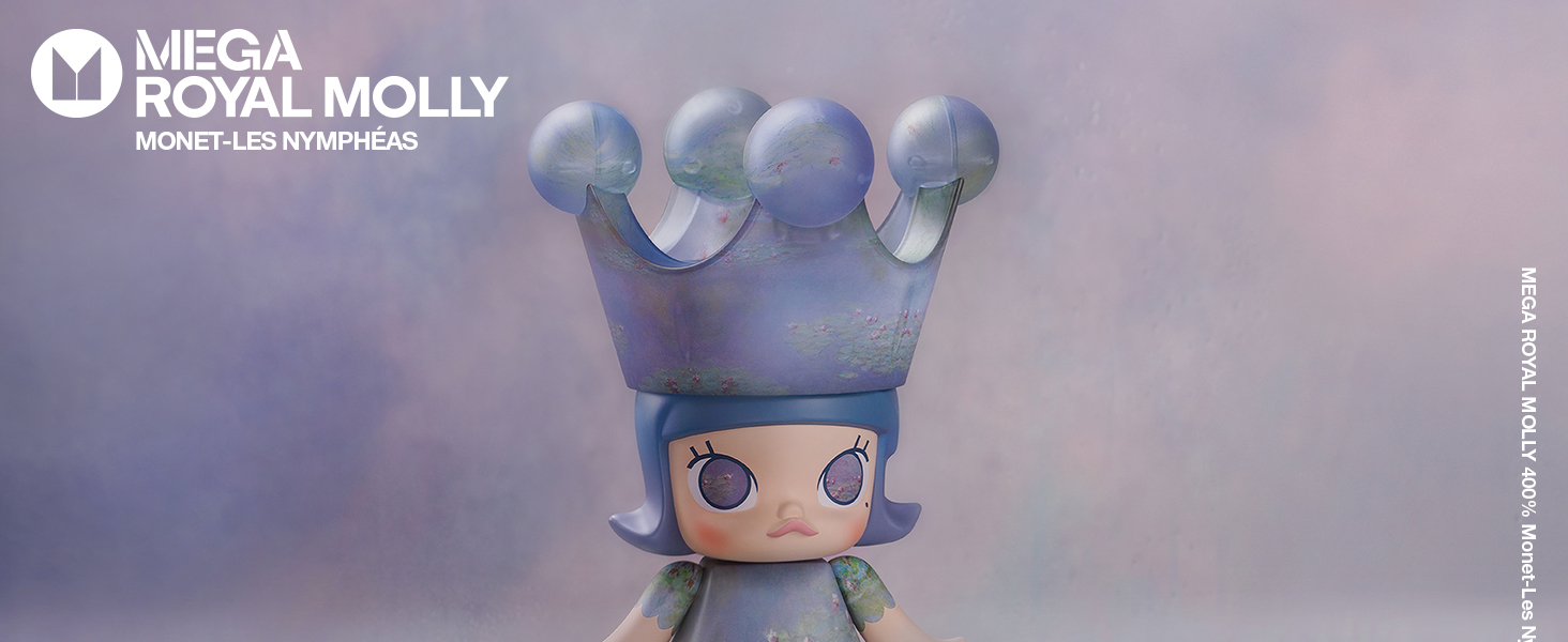 MOLLY-MEGA ROYAL MOLLY 400% Monet-Water Lily