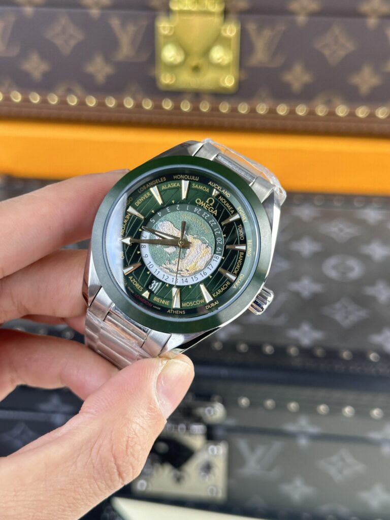 Đồng Hồ Omega Seamaster Aqua Terra Rep 11 Màu Xanh Lá Cây 43mm (4)