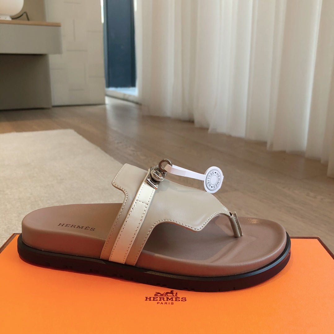 EMPIRE SANDAL LIGHT BROWN MIX CREAM CALFSKIN、mysite、Cacoeks