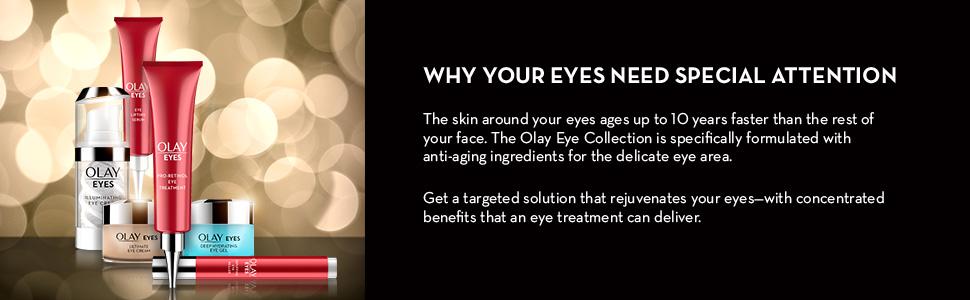 eye cream, puffy eyes, dark circles, cream for wrinkles, olay eye cream