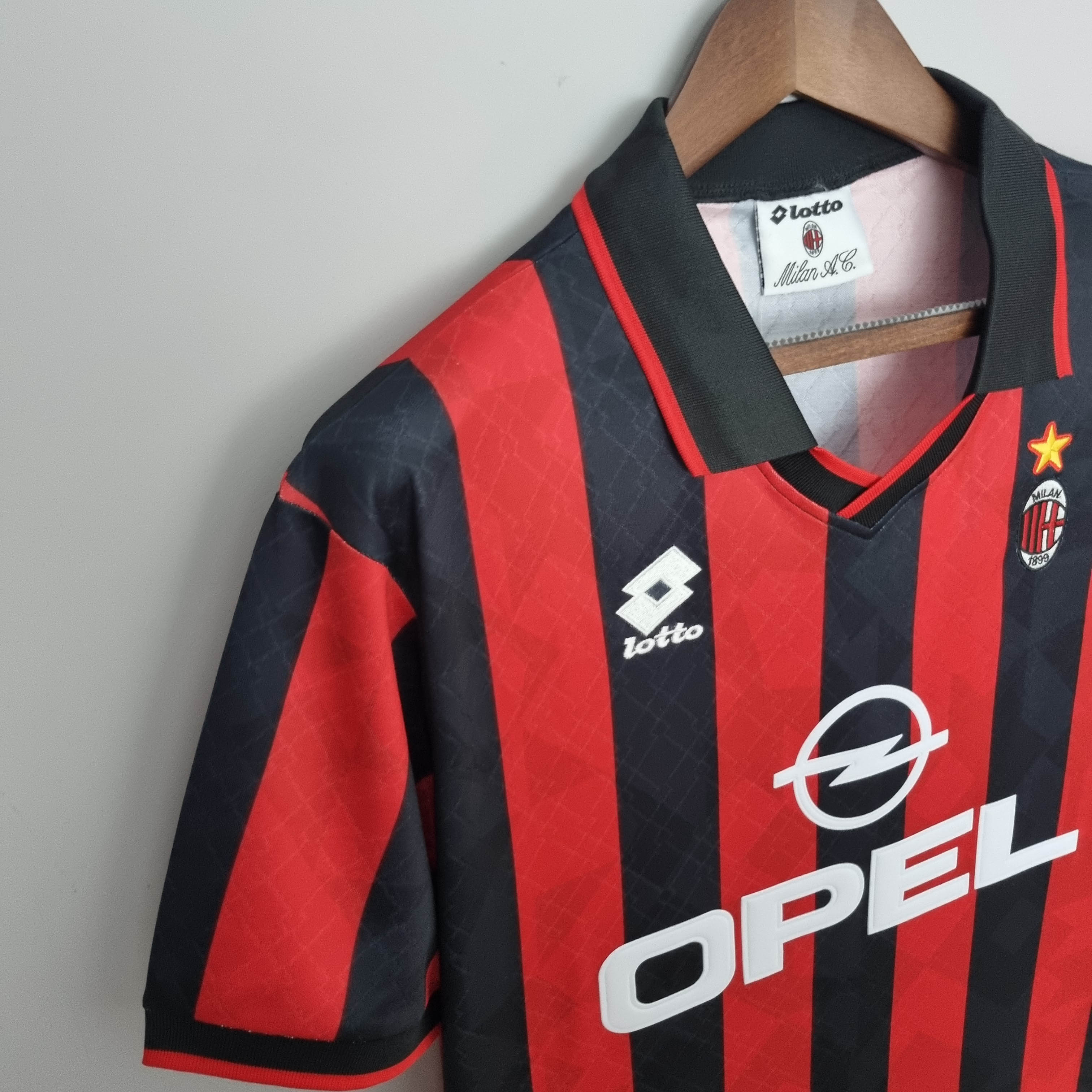 1995/1996 Retro AC Milan Home Football Shirt 1:1 Thai Quality:football jersey mysite: unitedjerseyfootball 邓江浪:football