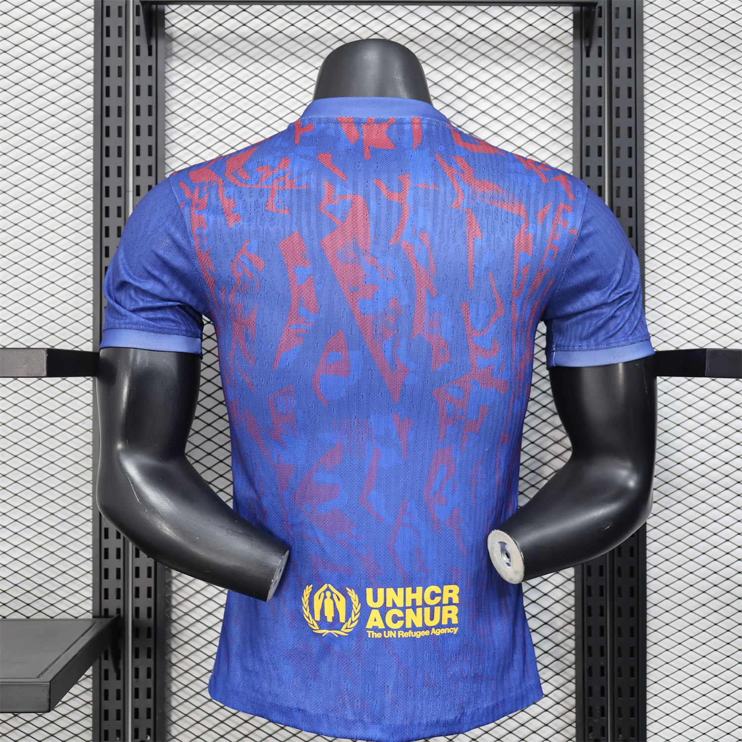 UltraTrikot-Barcelona 25-26 Blue Gradient and Red Shaped Pattern Pattern Jersey - Player Version