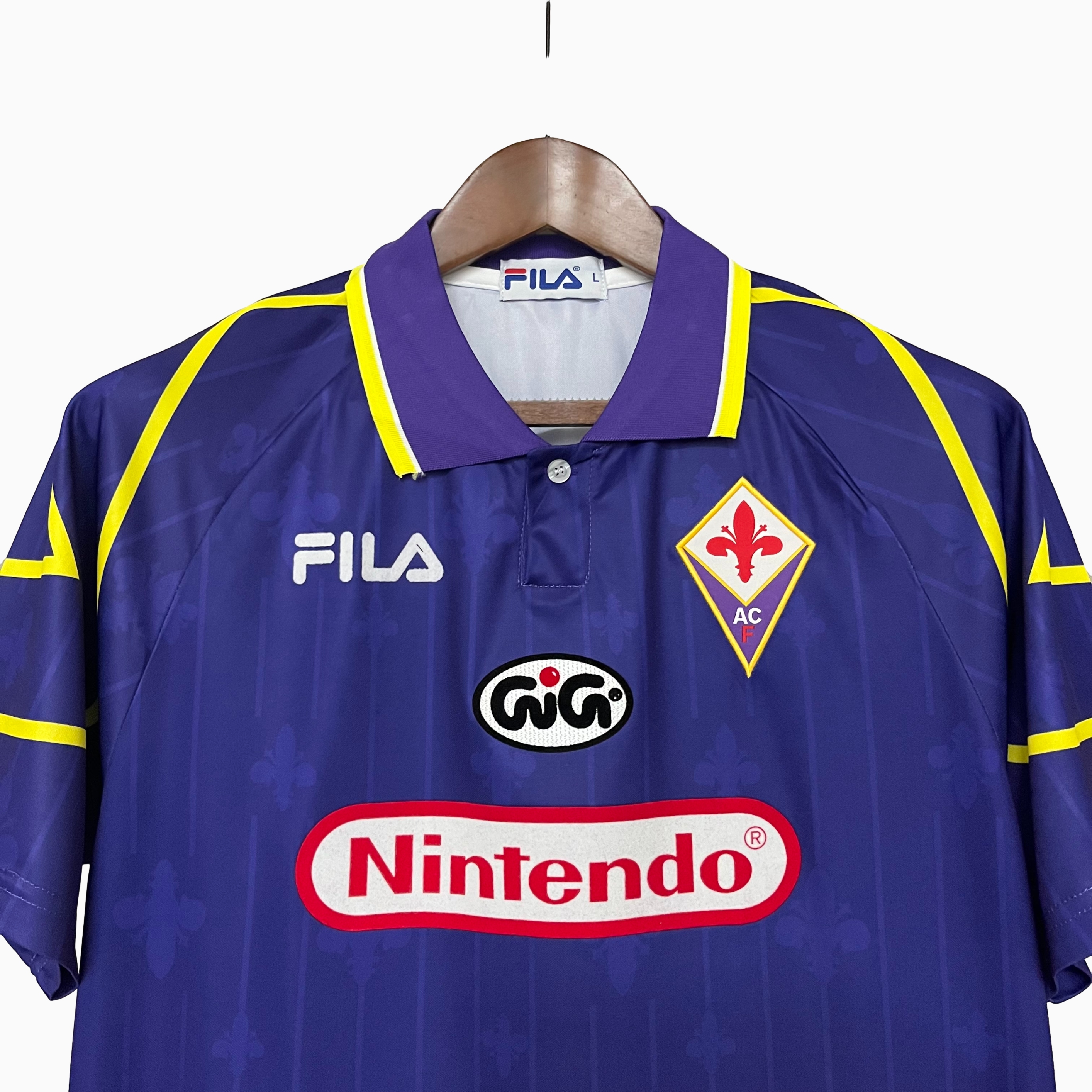 Higojerseys-Retro Fiorentina 1997-98 Home Stadium Jersey