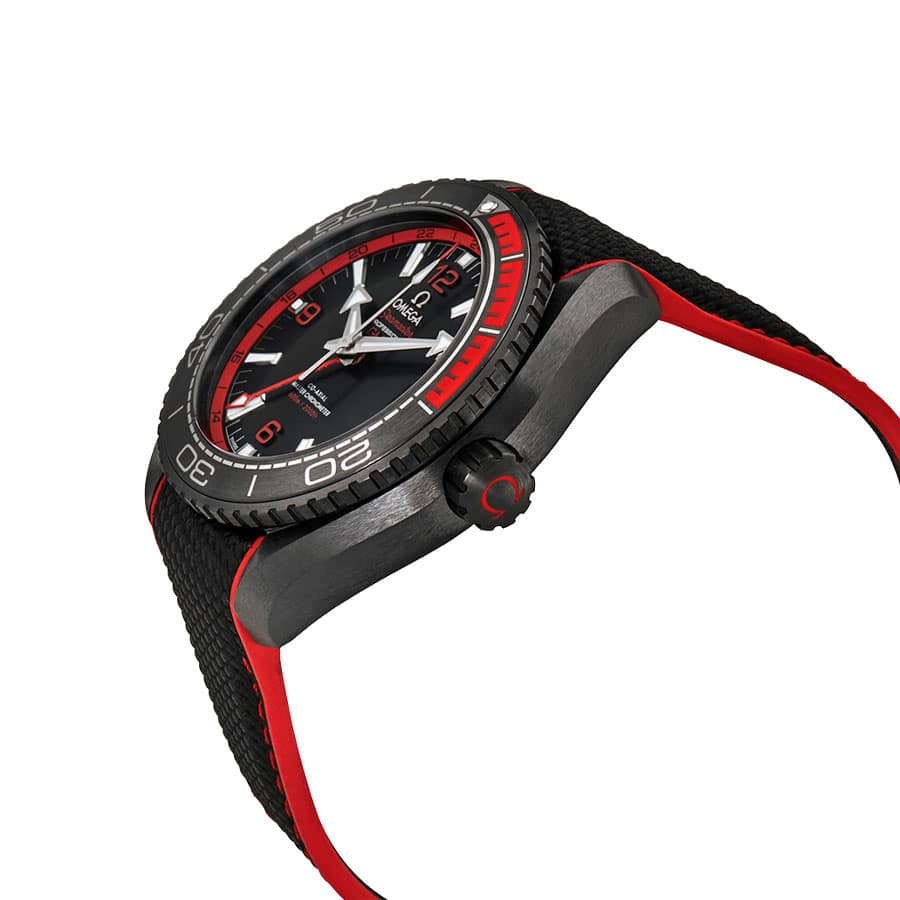omega seamaster planet ocean ceramic 215 92 46 22 01 003 black dial 1