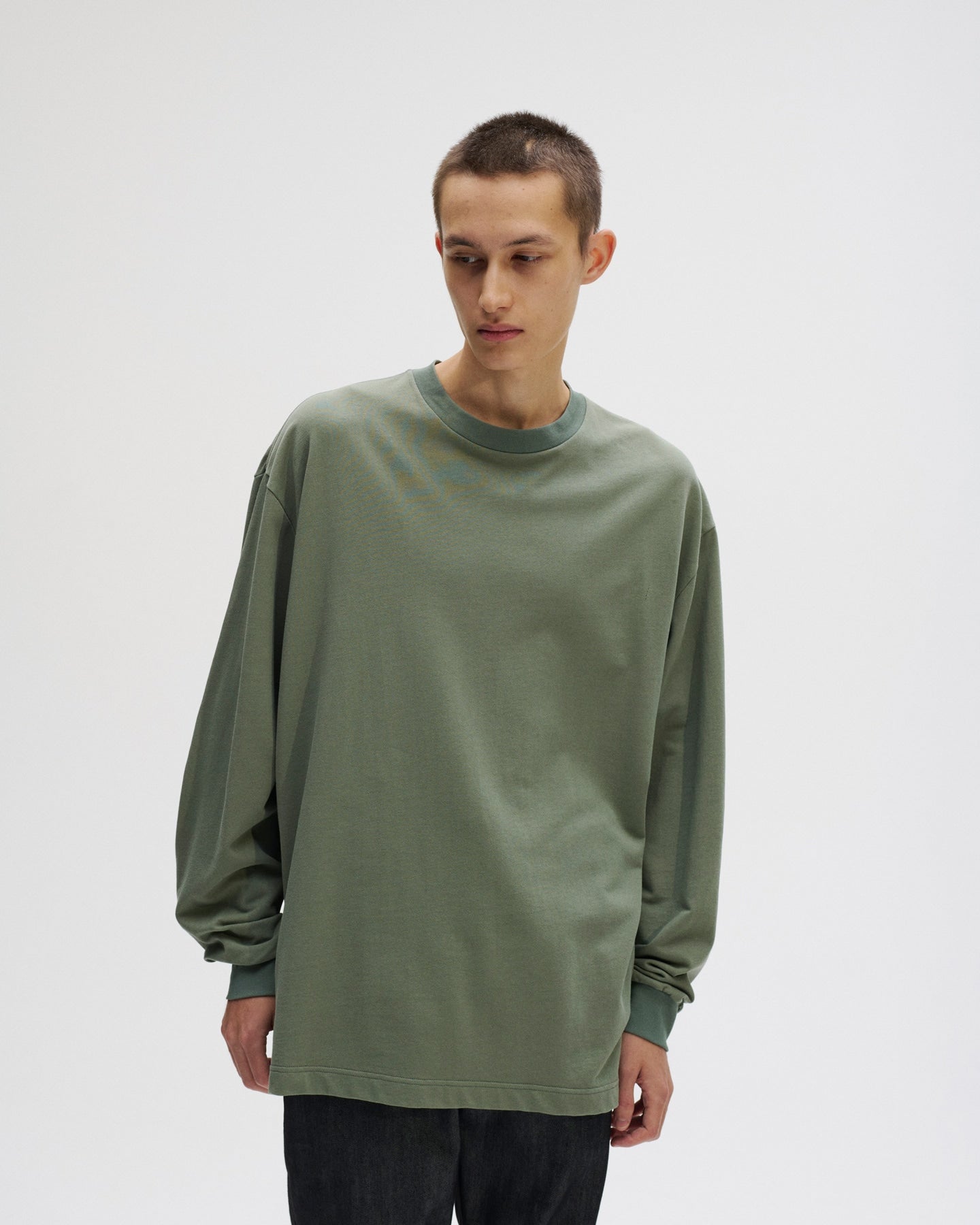 SOPHNET. 25S/S L/S CREWNECK TOP  SOPH-250053 