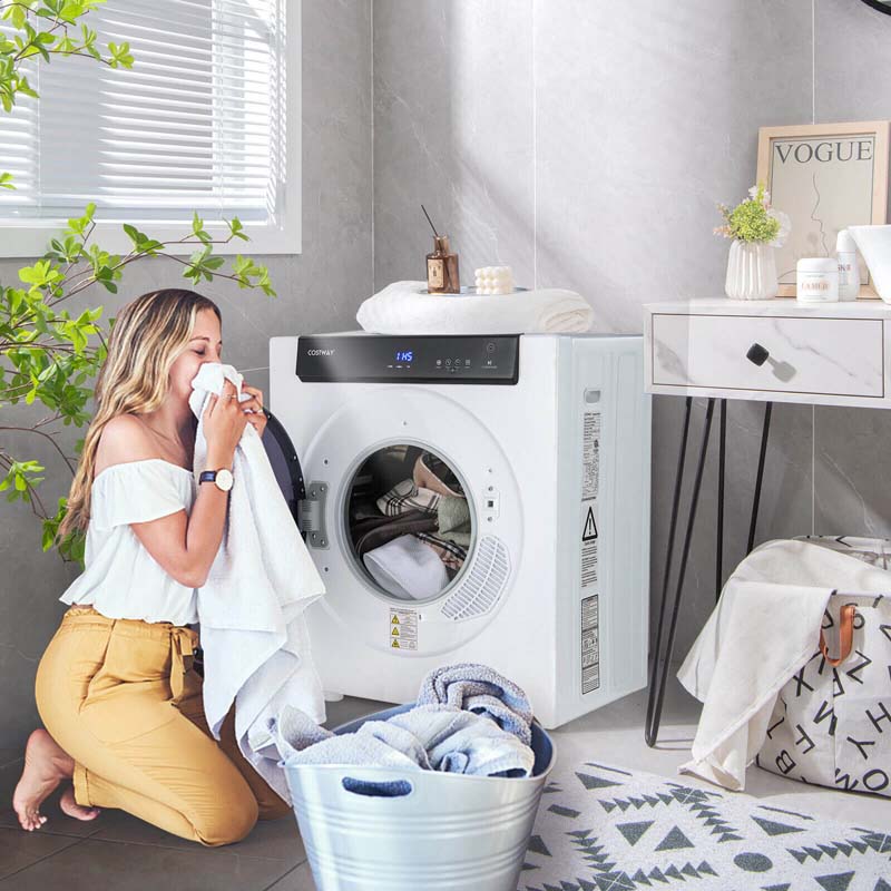 Eletriclife 2.6 Cu.ft Compact Clothes Dryer with Touch Panel and 2 Modes