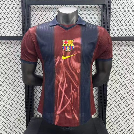 2025 Barcelona Travis Scott co-branded player version football jersey 1:1 Thai Quality:football jersey mysite: unitedjerseyfootball 邓江浪:football