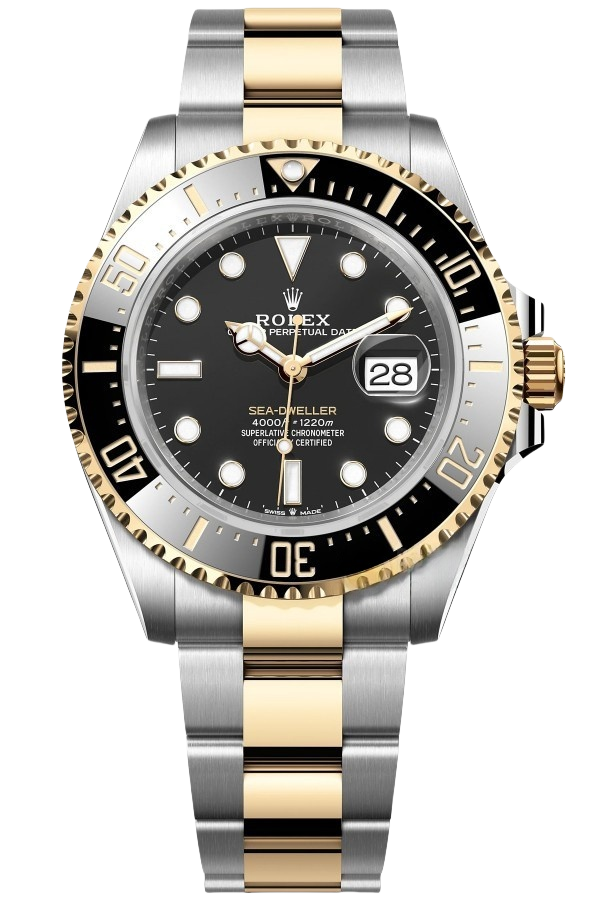 Rolex Sea-Dweller 43mm Two Tone Super CloneSwiss Replica Watch Ref 126603 3235 SwissMovement