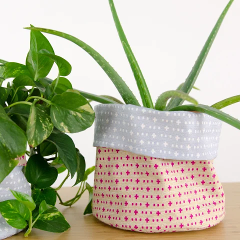 stitched planter