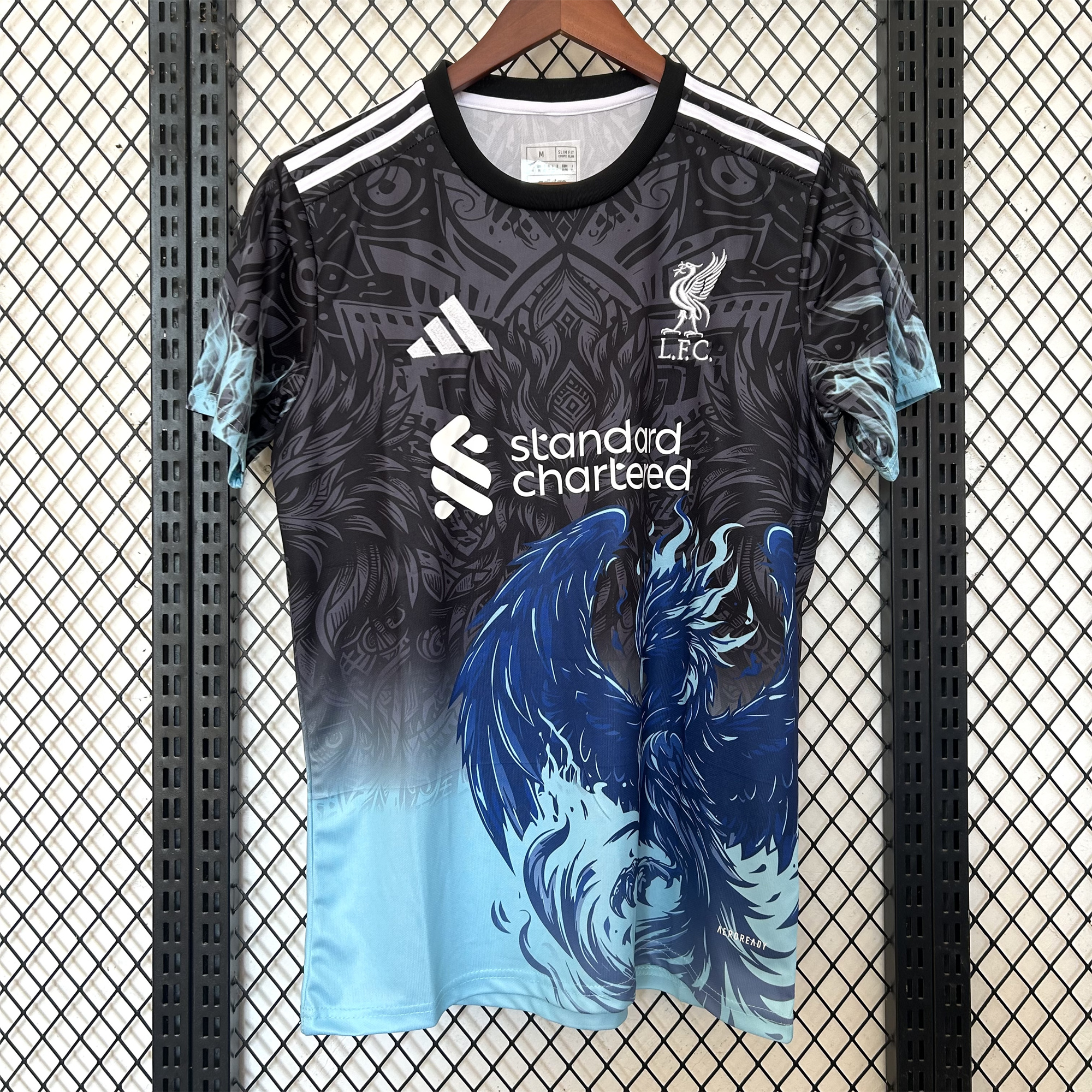 JerseysGala.com | Liver.pool 24-25 Blue Fire Phoenix Special Edition Jersey - Fans Version -Customize Name, Number and Patch | Worldwide Shipping