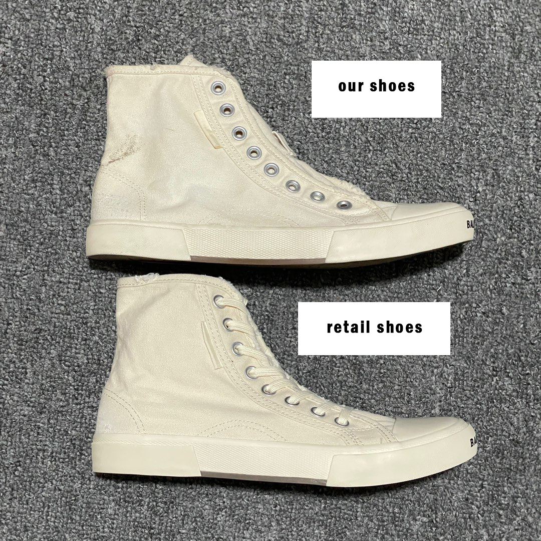 Balenciaga Paris High Top Trainer In White、mysite、Cacoeks